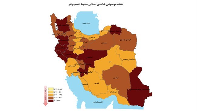 افت شاخص کسب و کار در پاییز96 افت شاخص کسب و کار در پاییز96
