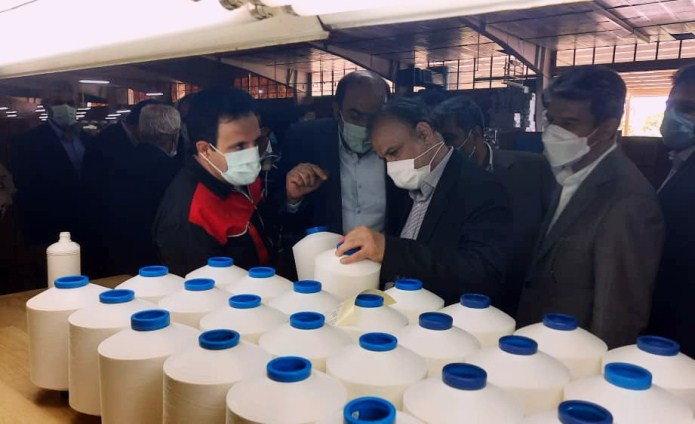 افتتاح طرح توسعه صنایع سلماس نسج توسط وزیر صمت افتتاح طرح توسعه صنایع سلماس نسج توسط وزیر صمت